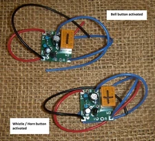 Replacement for Lionel Whistle/Horn/coupler relay. Choose whistle or bell button