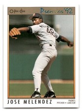 Jose Melendez 1992 O-Pee-Chee Premier Baseball #139 San Diego Padres