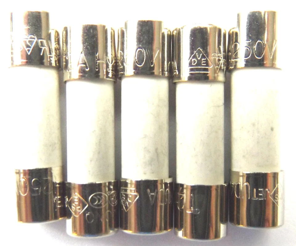 LITTLEFUSE OR CONQUER Fuse 2a 20mm HBC Antisurge T2A H 250v Ceramic x5pcs