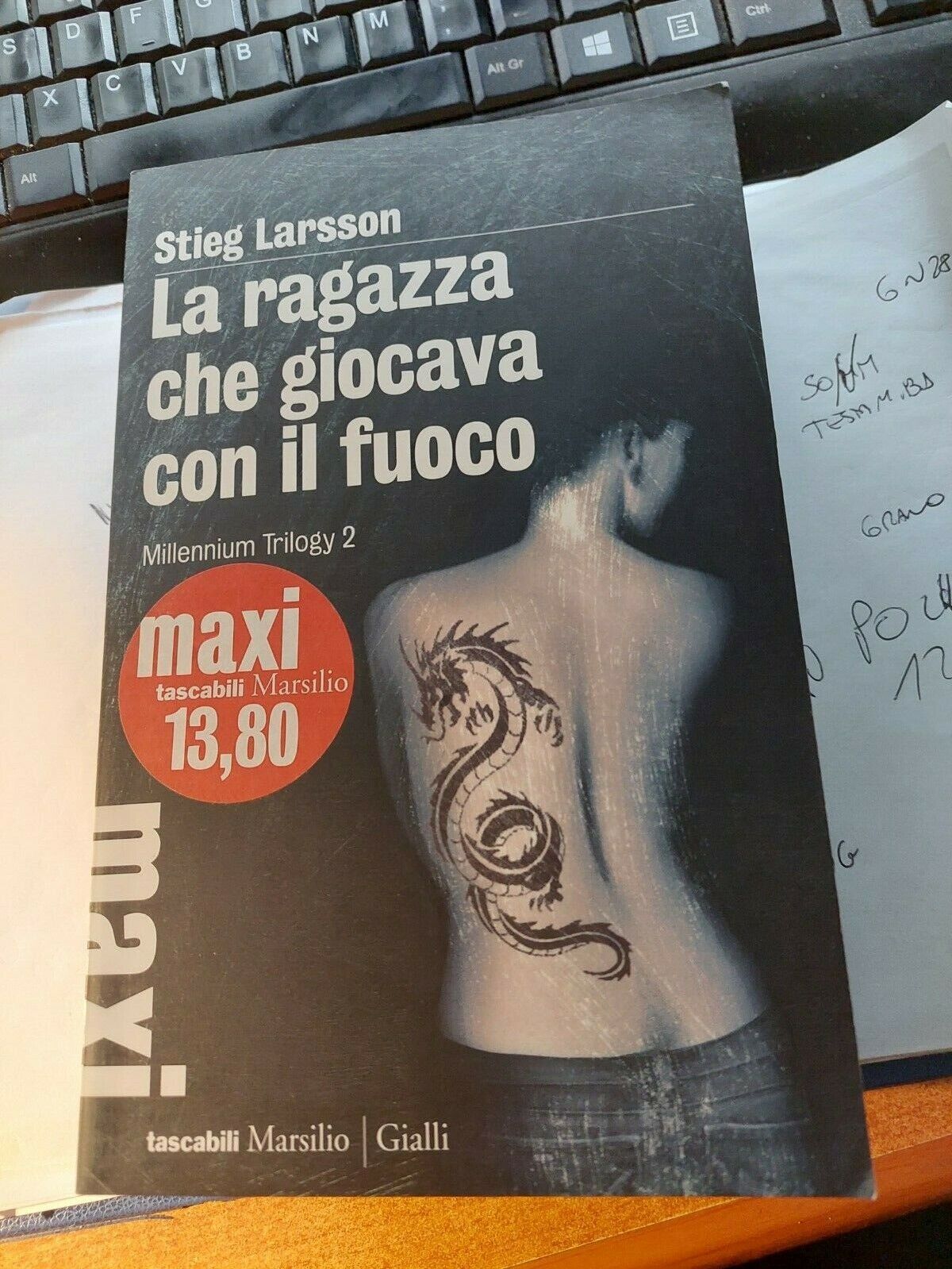 Libro La ragazza che giocava col fuoco Stieg Larsson Marsilio 9788831707077 2014