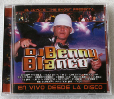DJ BENNY BLANCO/EN VIVO DESDE LA DISCO V.A CD 2005 FLOW LATIN HIP HOP REGGAETON