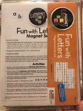 Fun With Letters Magnet Activity Set , Uppercase And Lowercase Letters-