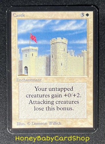 MTG Limited Edition Alpha 1993 Castle NM Card LEA Old School 93/94 - Picture 2 of 3
