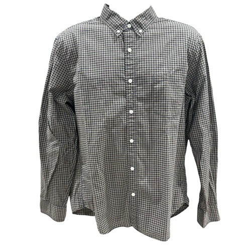 J.Crew Shirt Mens XL Brown Plaid Button Down Long Sleeve Soft Slim Fit