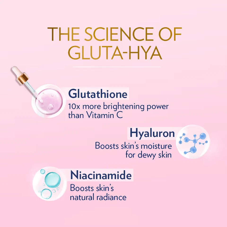 Vaseline Gluta-Hya Dewy Radiance Lotion Bright, Glowing Skin Glutathion Infused - Photo 4/4
