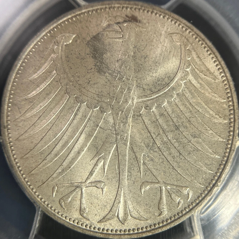 GERMANY. 1974, 5 Mark, Silver, D - PCGS MS65 - Munich, Toned - Image 3 of 4