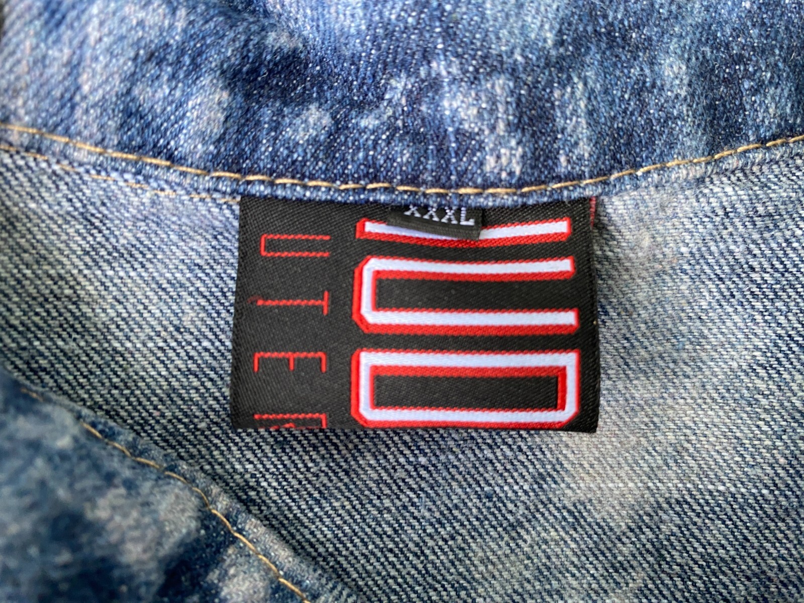 Hudson Outerwear Denim Sleeveless Jacket Vest Patches Mighty Atom Mens XXXL 3XL