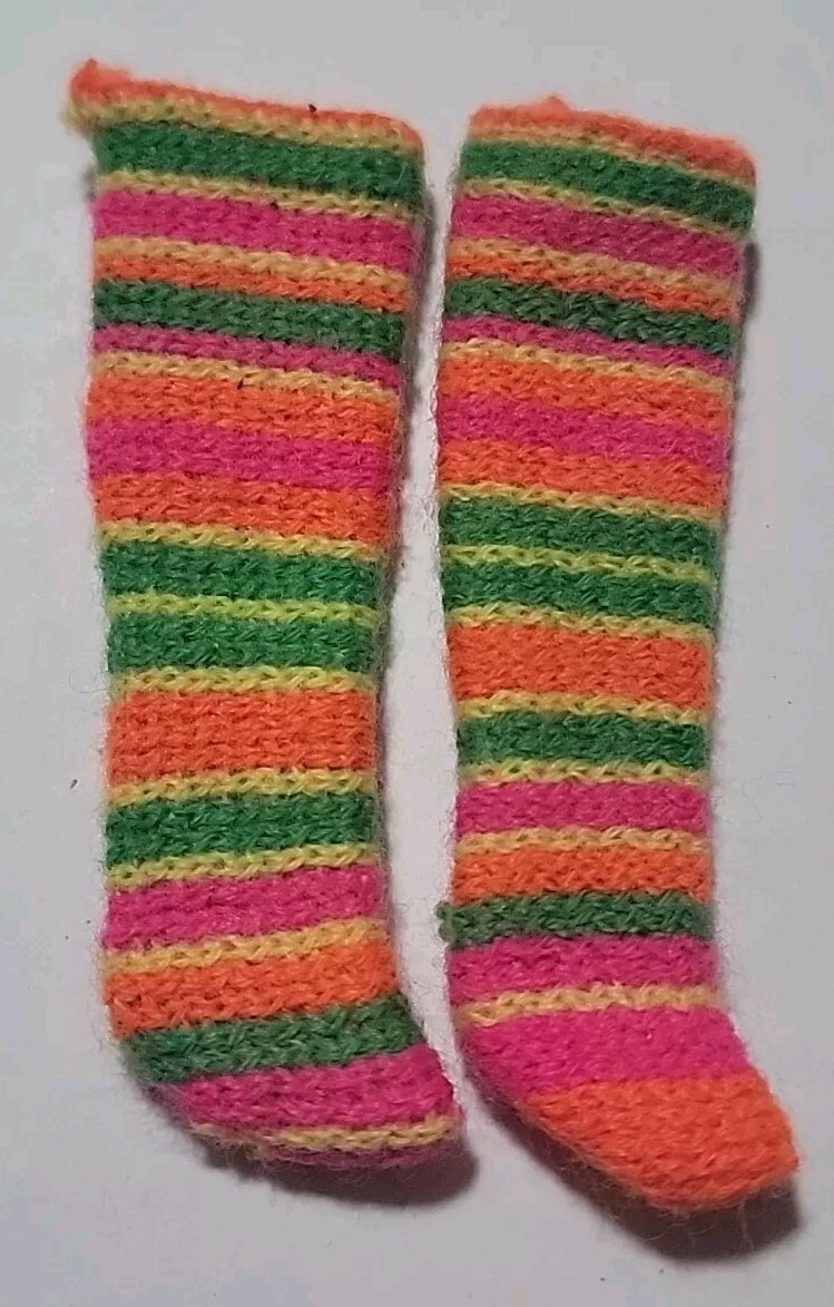 SAOLA Solo calze Skipper Skimmy Stripes vintage Barbie Sis