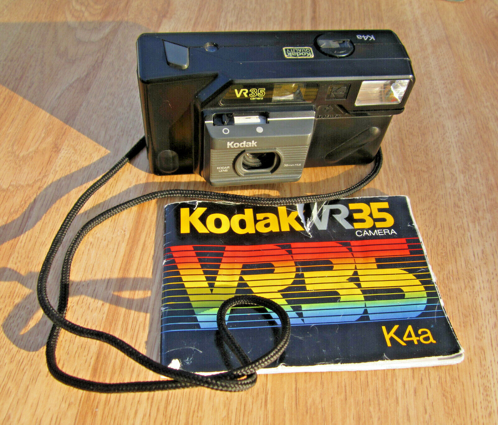 Vintage Kodak VR35 CAMERA 新入荷 K4a 38mm LENS KODAR Manual f5.6 ランキング上位のプレゼント with &