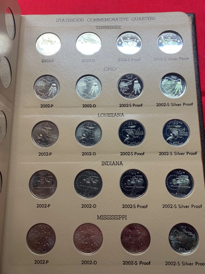 WASHINGTON QUARTERS STATEHOOD COMMEMORATIVE INCLUDING SILVER PROOF FREE SHIPPING - Image 4 of 4