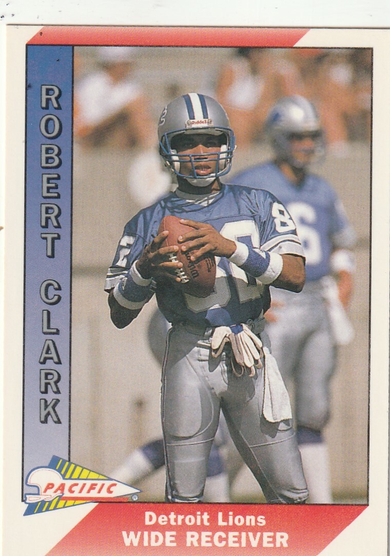 FREE SHIPPING-MINT-1991 Pacific Robert Clark #134-PLUS LIONS BONUS CARDS