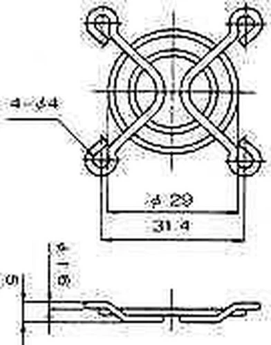 Grille De Protection Pour Ventilateur 10Pcs 40X40Mm SUNON