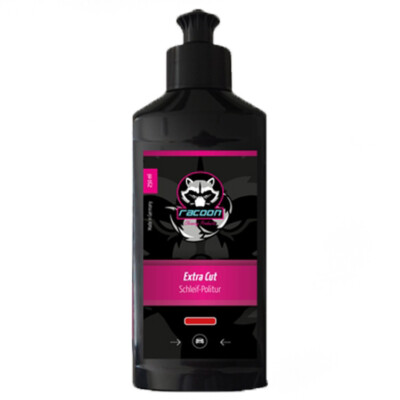 (67,80 /L) Racoon - Extra Cut Schleifpolitur grobe Politur silikonölfrei 250ml