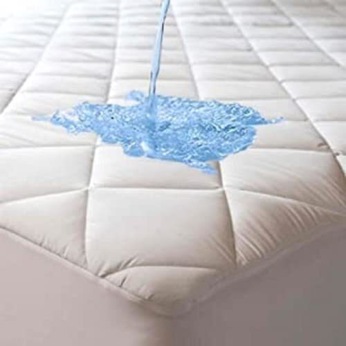 Bed Sheets Twin Quilted Mattress Cover Waterproof Protector Washable-image