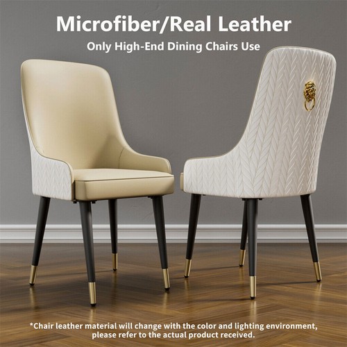 Set of 2 Kitchen Dining Chairs Modern Dinner Chair Padded Office Meeting Chairs - Picture 49 of 64