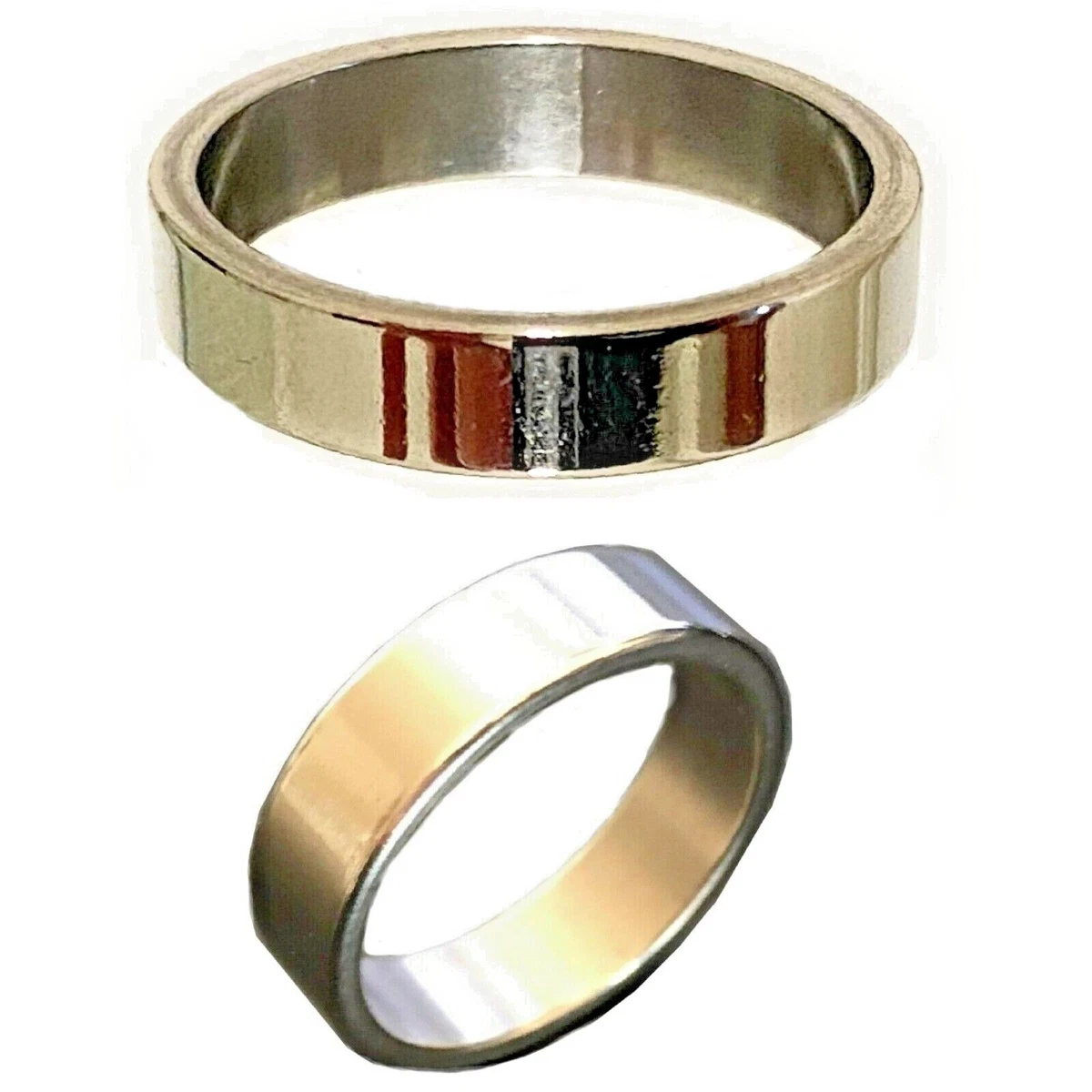 Anello Midi Per Il Pollice Con Fede Nuziale D Da 2 Mm In Argento - Foto 5