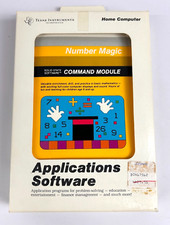 Computer Applications Software - NUMBER MAGIC - Texas Instruments TI-99/4a