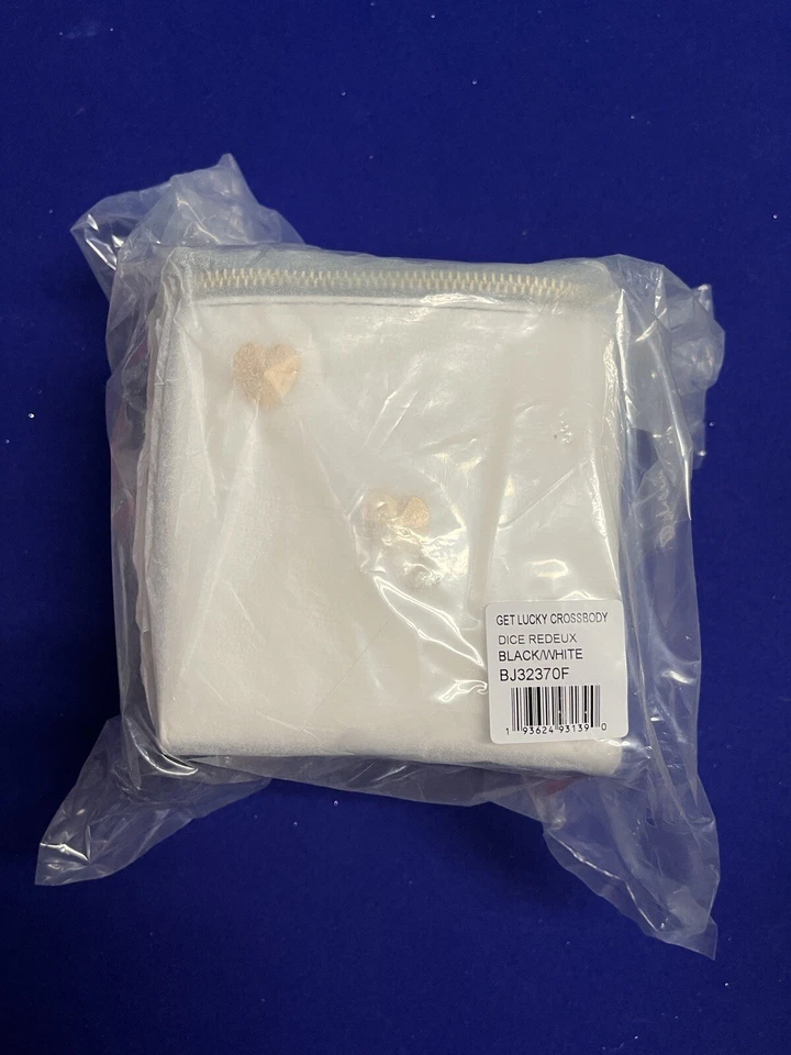 Betsey Johnson Kitsch Get Lucky Crossbody Bag Black/White Dice BJ32370F NEW  - Image 2 of 4