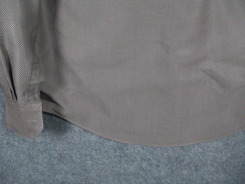 Bugatchi Uomo Shirt Mens Large Brown Gray Button Up Pocket Long Sleeve Casual - Picture 7 of 13