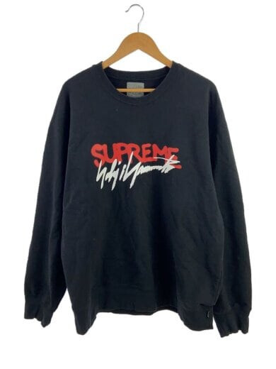 YOHJI YAMAMOTO X SUPREME CREWNECK SWEATSHIRT MEN COLOR BLACK YOHJI YAMAMOTO X SUPREME CREWNECK SWEATSHIRT MEN COLOR BLACK