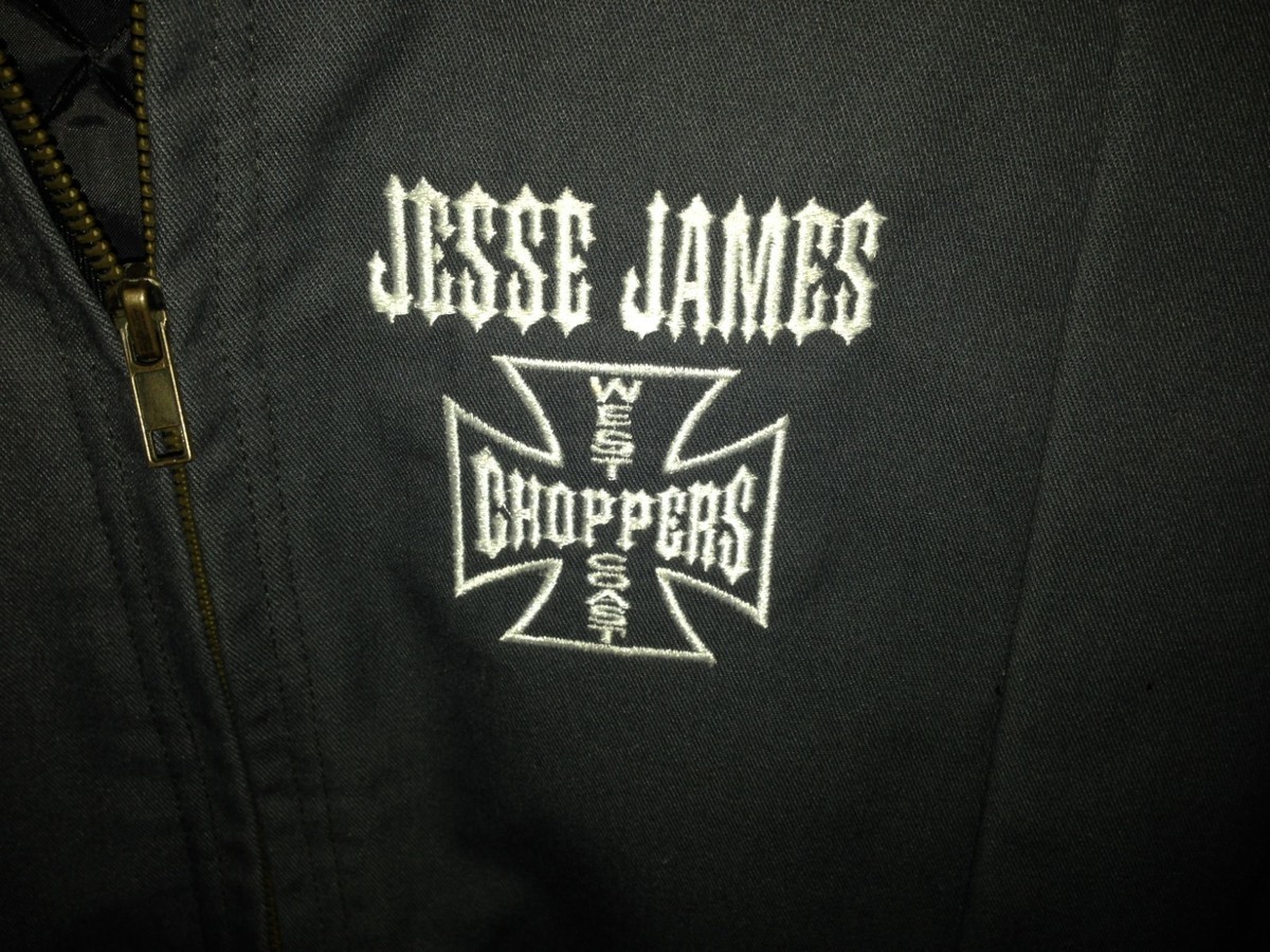 Jesse James West Coast Choppers Mens Size M Quilted Work