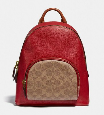 coach logo backpack