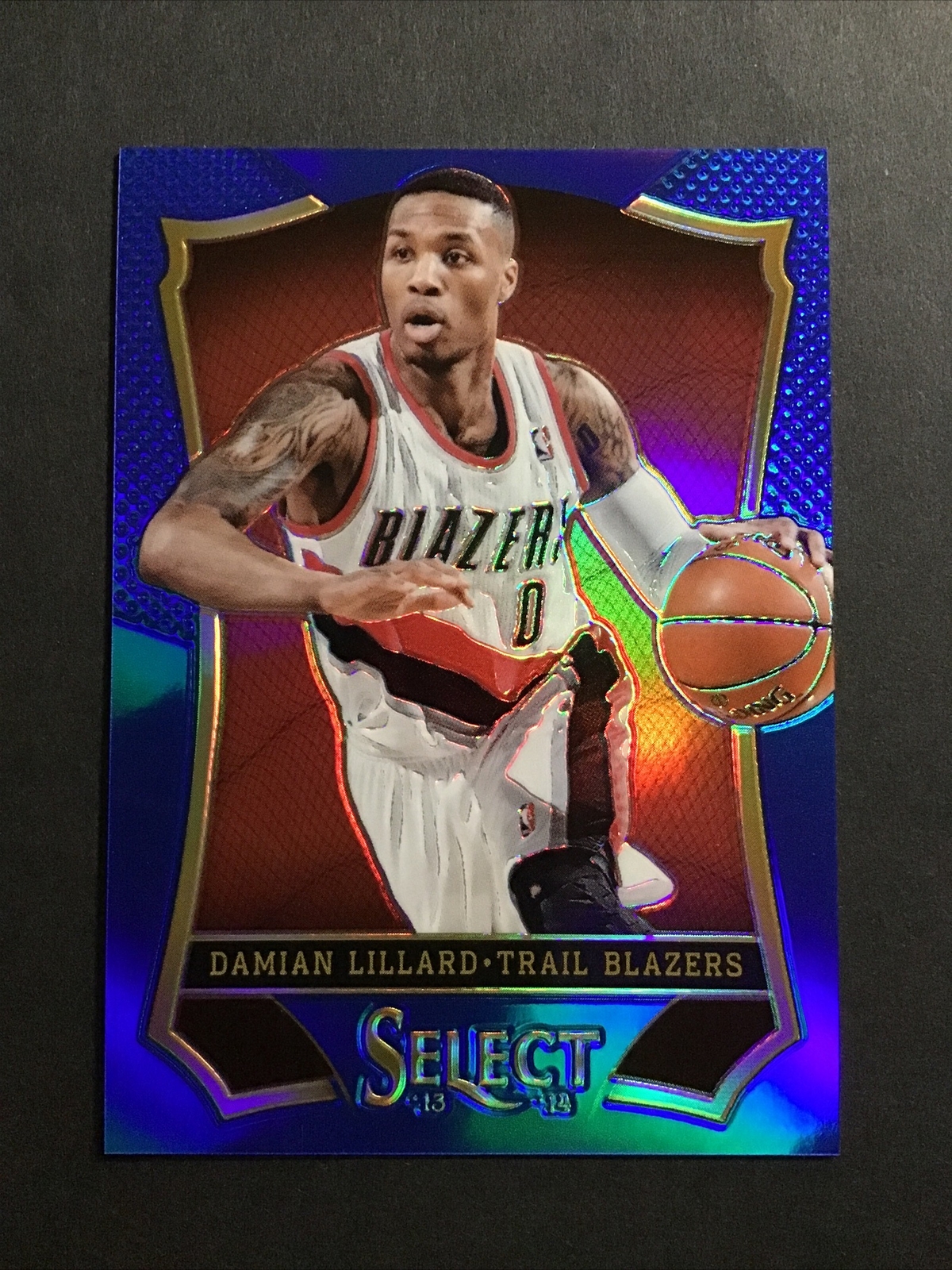 2013-14 Select BLUE PRIZM #d/49  #62 Damian Lillard  - 2nd Year - NM-MINT -u90
