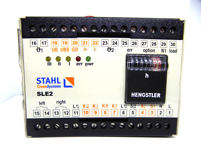STAHL Overload Monitor SLE2 - 911 - 0 Crane Unit Auswertegerät 230V AC year 2022