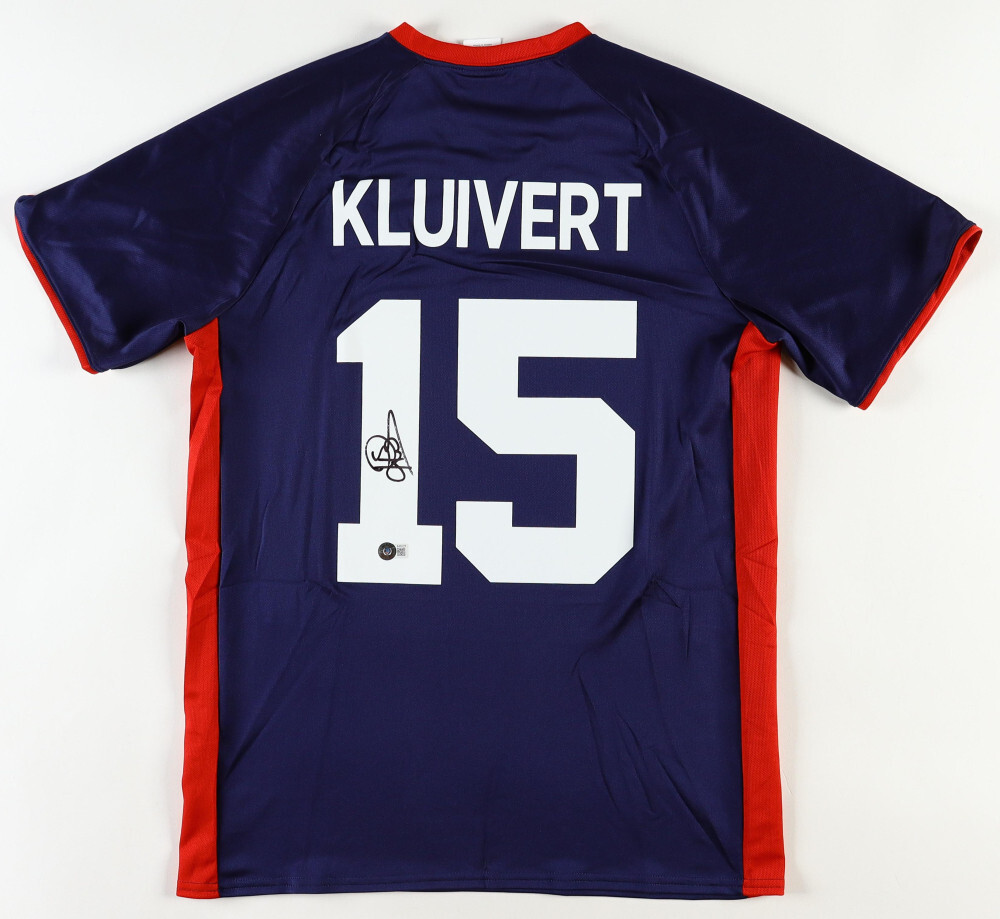 Maillot Domicile Pays-Bas Signé Patrick Kluivert #9 - Avec Certificat D'authenticité Beckett