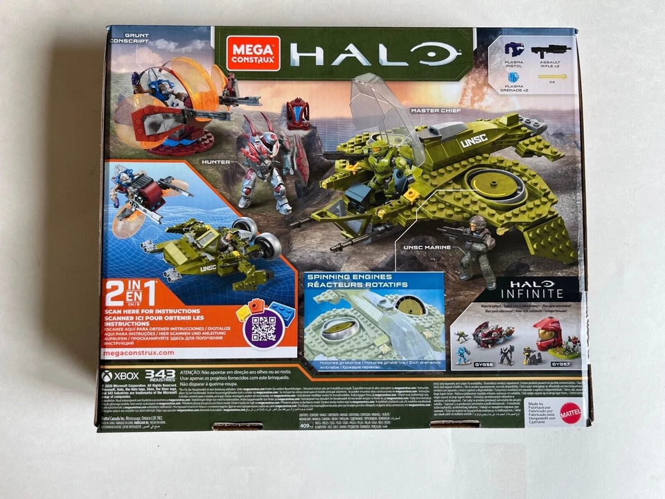 Mega Construx Halo Infinite UNSC Wasp Onslaught New Factory Sealed Bloks OOP - Image 2 of 3