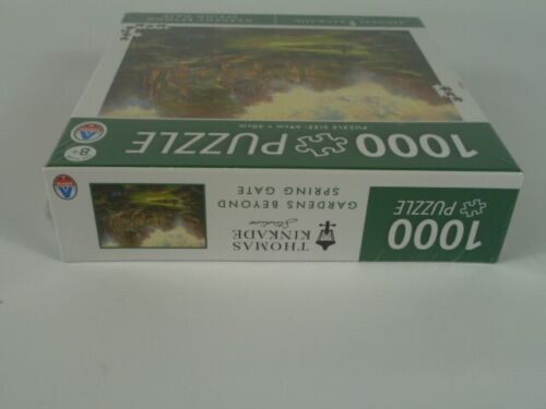 Thomas Kinkade 1000 Piece Jigsaw Puzzle - Gardens Beyond Spring Gate - Picture 5 of 6