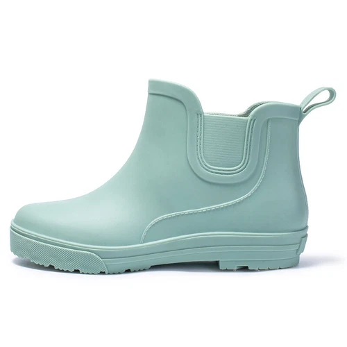 Stivali donna larghi polpaccio comodi in gomma stivali da pioggia donna stivali da pioggia slip on outdoor - Foto 10 di 49