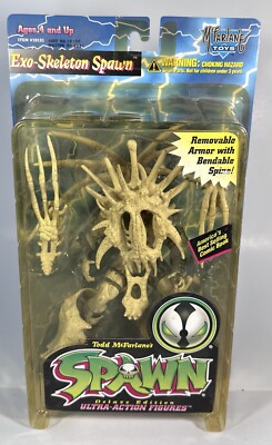 McFarlane Toys Spawn Series 4 White Exo-Skeleton Spawn Figure 1996 New