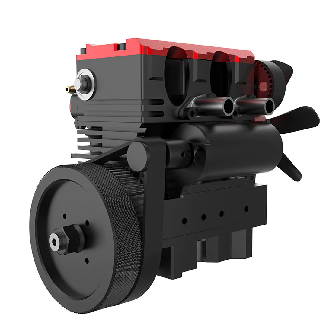 NEW Toyan OTTO Motor FS-L200AC DIY 4 Stroke 2 Cylinder RC Nitro