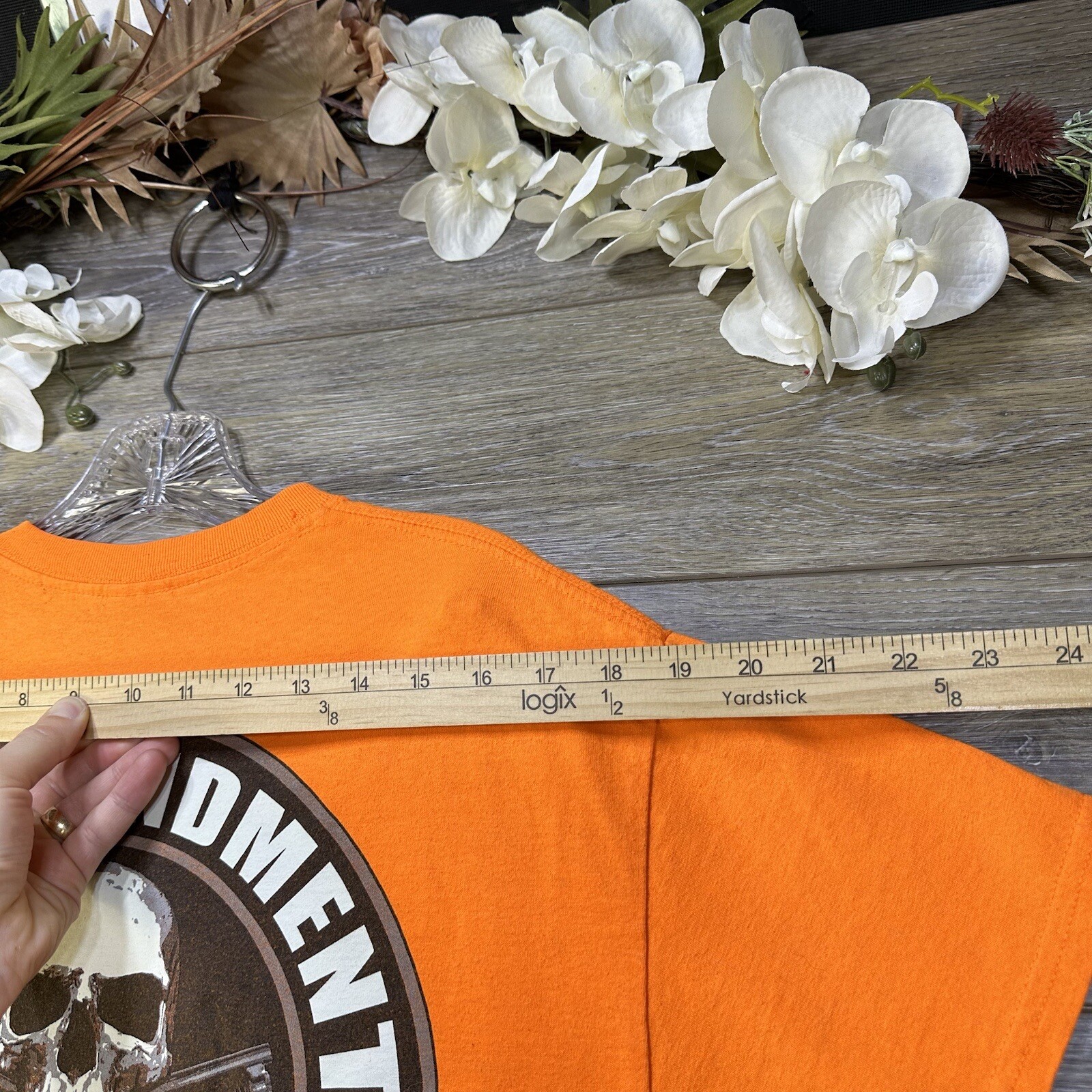 2nd Amendment TShirt Size Medium Orange Guns Amer… - image 17