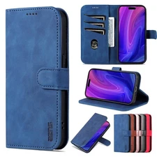 PU Leather Magnetic Flip Card Wallet Case For Samsung Galaxy A16 A25 A14 A13 A12