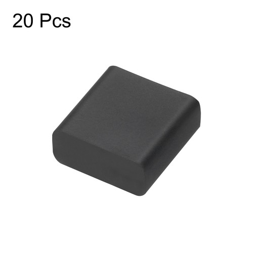 20 szt. USB 2.0 Port Cap Cover Silikonowy ochraniacz do kabla do transmisji danych USB, czarny - Zdjęcie 3 z 5