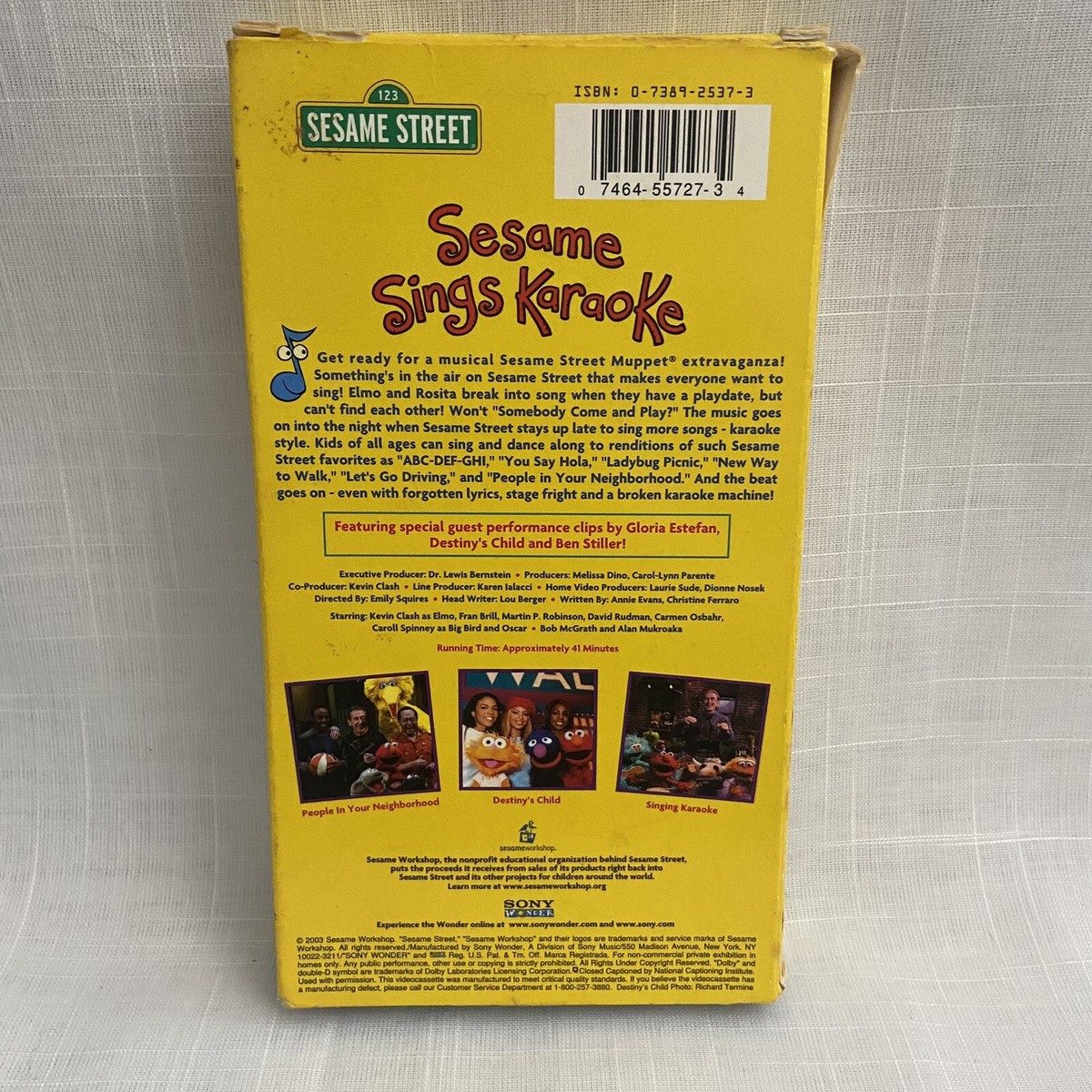 Sesame Street - Sesame Sings Karaoke VHS Video 74645572734| eBay