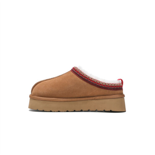 UGG Premium Tassie Platform Slippers Womens Australian Sheepskin Wool Ankle Boot - Picture 6 of 15