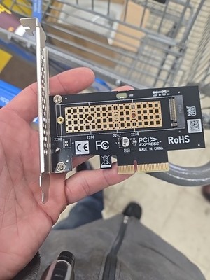 NVMe PCI-E M.2 SSD TO PCI Express 4.0 X4 Adapter Card