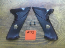 High Standard Field King Sport King Supermatic Factory Grips W/ Screw Medallion