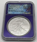 2007 W American Silver Eagle 1oz Burnished NGC MS70