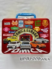 Takara Tomy Tomica Car Garage Tin Tote Handheld Storage Can Japan Exclusive New
