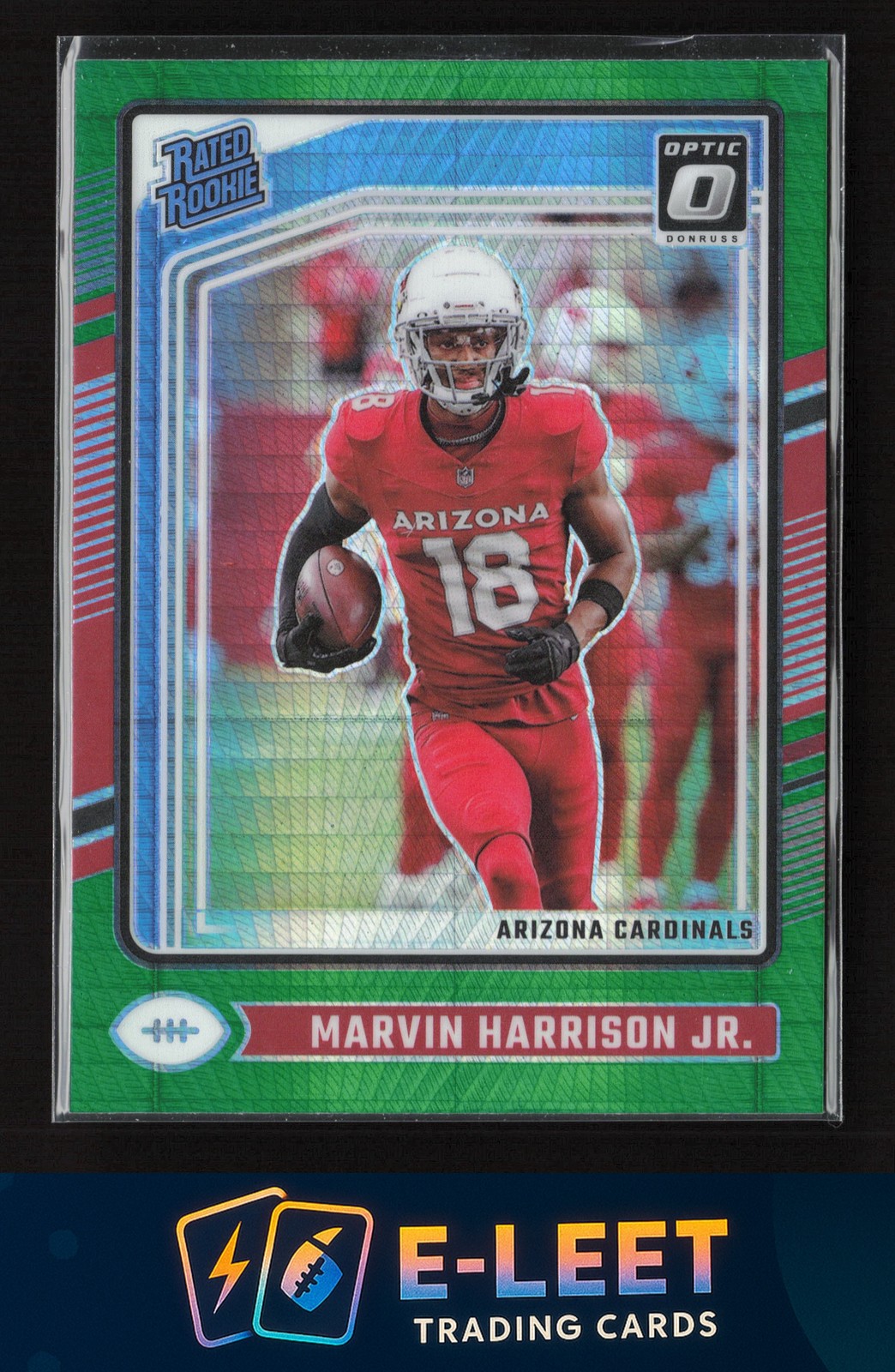 2024 Donruss Optic Marvin Harrison Jr. Green Hyper #276