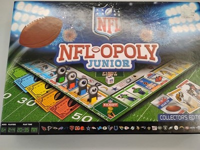NFL-opoly Junior NFL Football Monopoly Board Game Collectors Edition Complete