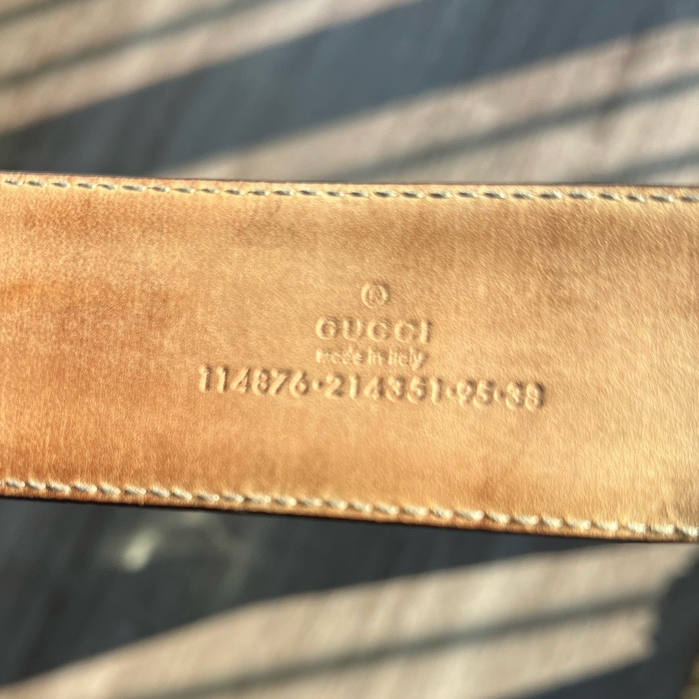 Authentic Gucci Interlocking G Men's Monogram Belt - image 7