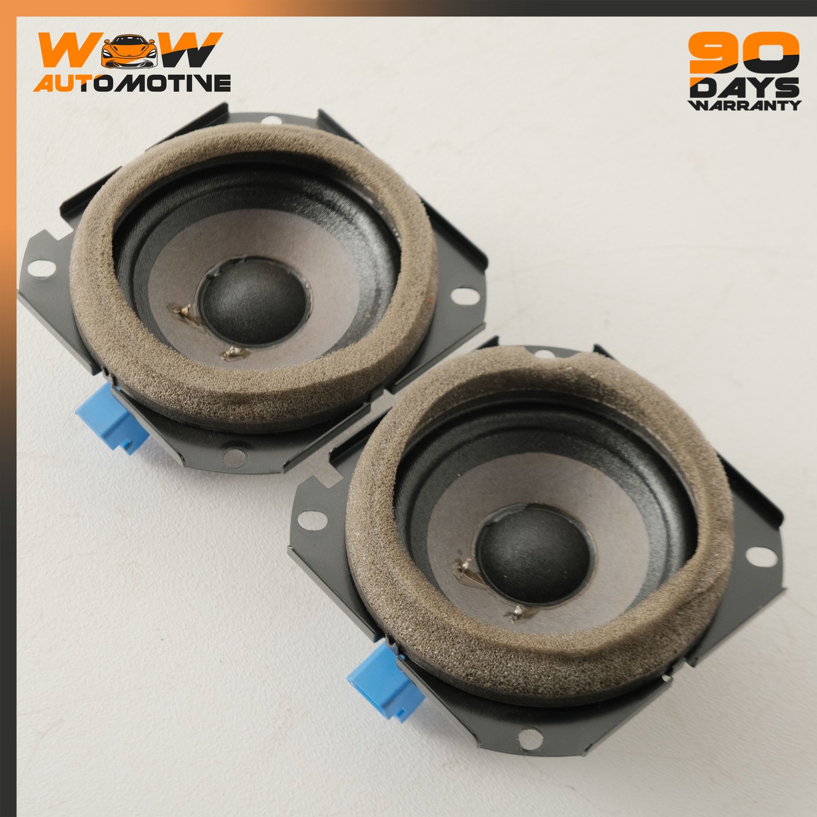 08-19 MASERATI GRANTURISMO S REAR LEFT RIGHT DECK SHELF LOUD BOSE SPEAKER SET OE