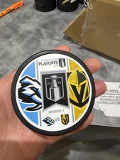 2026 NHL STANLEY CUP PLAYOFFS ROUND 1 PUCK UTAH MAMMOTH FIRST EVER MAMMOTH DEBUT