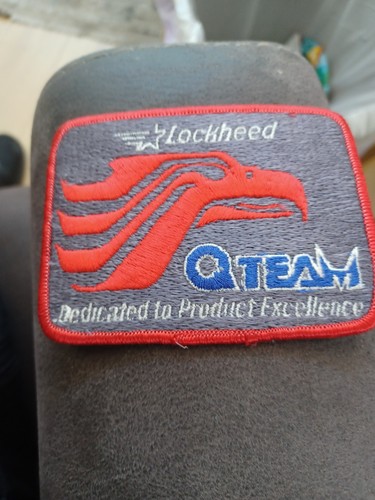 Lockheed Qteam Dedicated To Product Excellence Patch