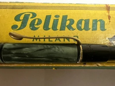 Matita PELIKAN 200 Mechanik AUCH Marmorgeschichtet Schreibt RARA Vintage